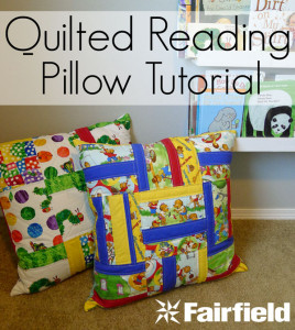 Reading Pillow Tutorial