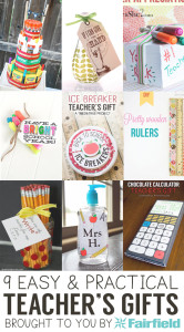 Practical gifts for teachers that come together quickly!