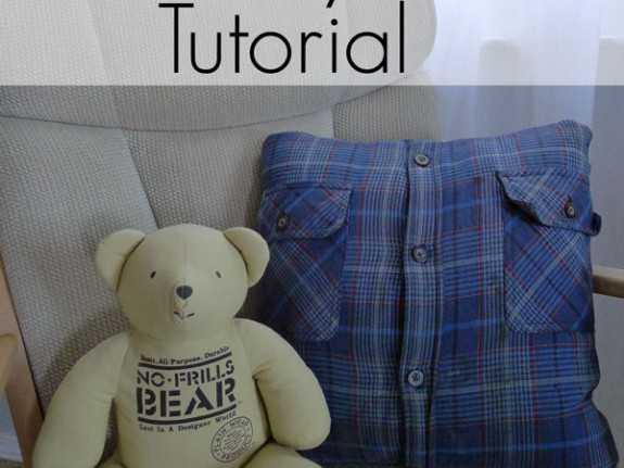 easy sew Memory Pillow Tutorial