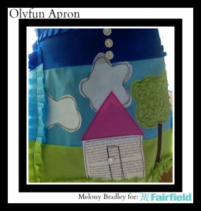 appliqued olyfun apron
