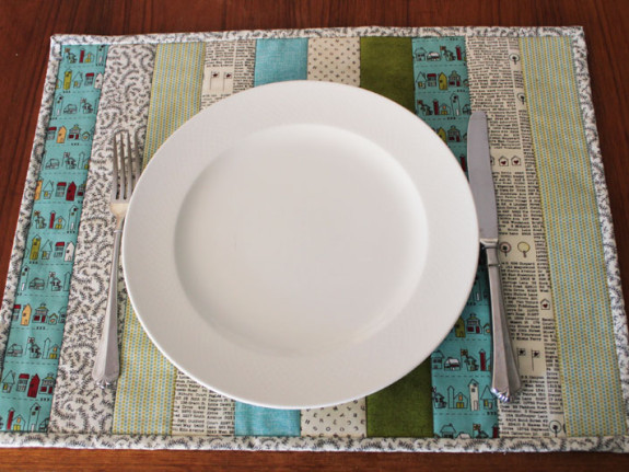 Quilt as you Go Placemat Tutorial
