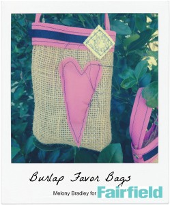 burlap favor bags