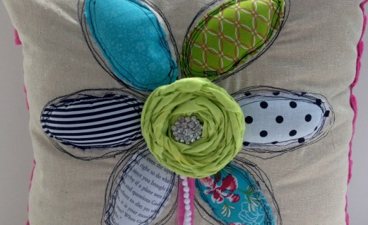 Funky Flower Pillow