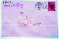 DIY Valentine Envelope Clutch Purse