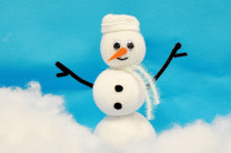 No Sew Snowman