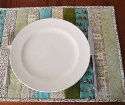 Quilt as you go Placemats