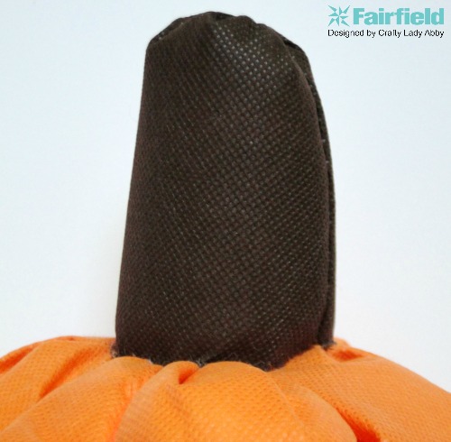 DIY Stuffed Fabric Pumpkins step 16