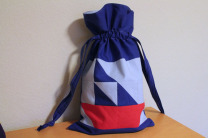 Quilt Block Drawstring Bag