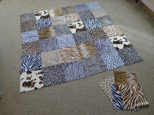 Animal Cuddle Pocket Pillow Quilt Tutorial