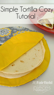Simple Tortilla Cozy Tutorial