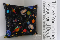 "I Love You to the Moon and Back" Pillow