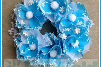 Frozen Blooms Wreath