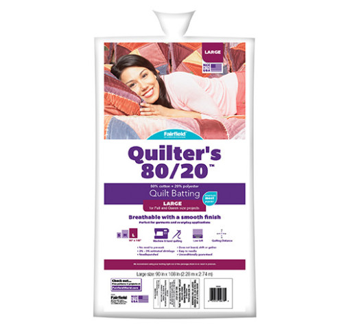 Quilters 80/20™ Batting 90″ x 108″