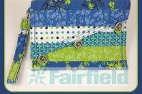 Wrist Tote with hanging pocket