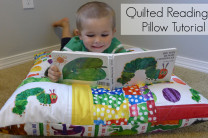 Quilted Reading Pillow Tutorial