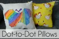 Dot-to Dot Pillow Tutorial