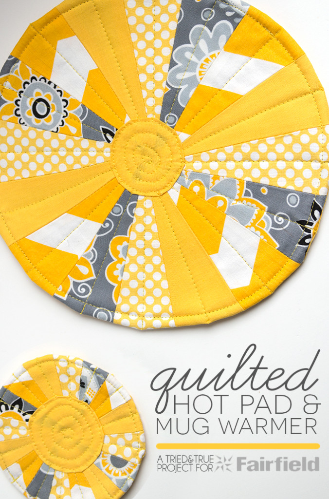 Quilted Hot Pad and Mug Warmer Fairfield World Craft Projects
