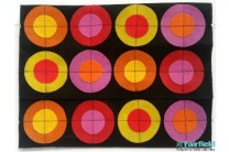 DIY Pop Art Circles Clutch Purse