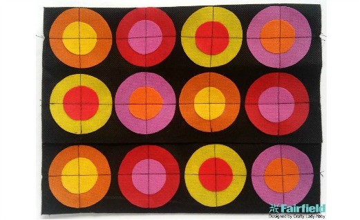 DIY Pop Art Circles Clutch Purse