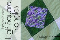 Half-Square Triangle Block Tutorial