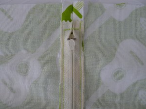Simple Zipper Pillow 013