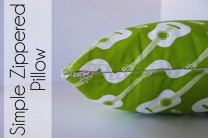 Simple Zippered Pillow Tutorial