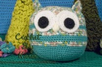 Crochet Teal Owl