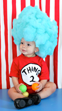 Thing 1 and 2 Wigs
