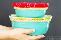 Easy Fabric Bowl Covers