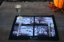 Halloween Windowscape Placemats