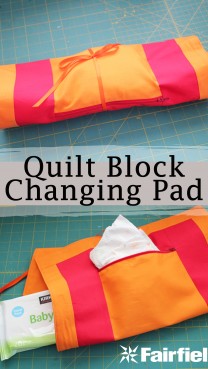 Quilt Block Changing Pad