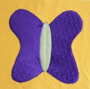 butterfly applique block