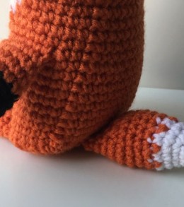 crochet fox tail
