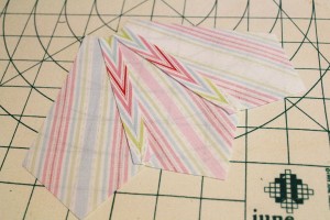 stitch and press open