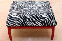 DIY Ottoman from a Thrifted Table
