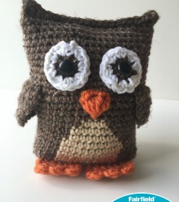 crocheted owl