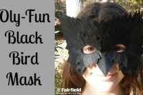 OlyFun Black Bird Mask
