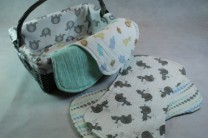 Baby Burp Pads featuring Shield moisture barrier