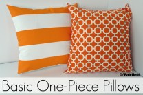 Basic One-Piece Pillow Cover