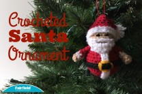 Crocheted Santa Ornament