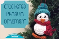Crocheted Penguin Ornament