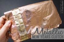 Metallic New Years Clutch