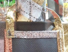 Metallic OlyFun Reusable Gift Bag and Tag 12