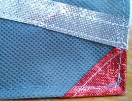 Metallic OlyFun Reusable Gift Bag and Tag 9