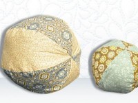round ball pillow tutorial