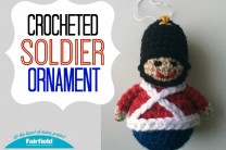 Crocheted Soldier Ornament
