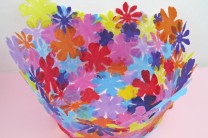 Fabric Flower Bowl DIY