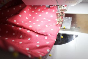 stitching the top