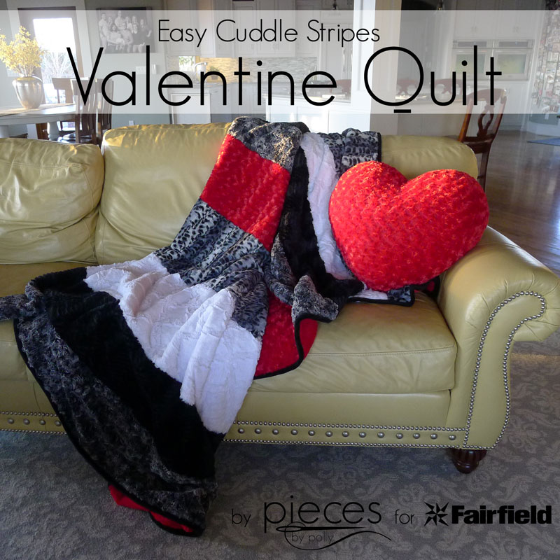 Simple Valentine Cuddle Quilt