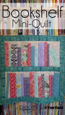 Bookshelf Mini-Quilt Tutorial